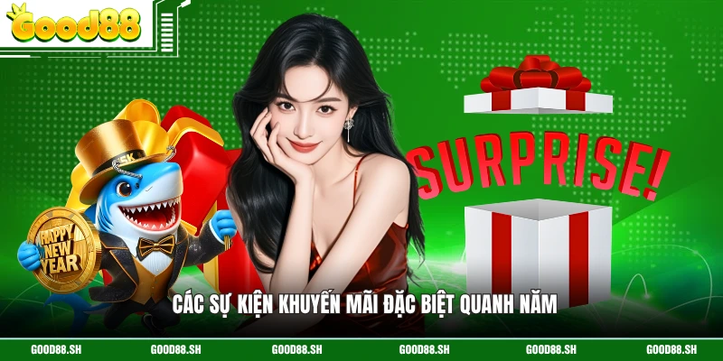 Các sự kiện khuyến mãi đặc biệt quanh năm 